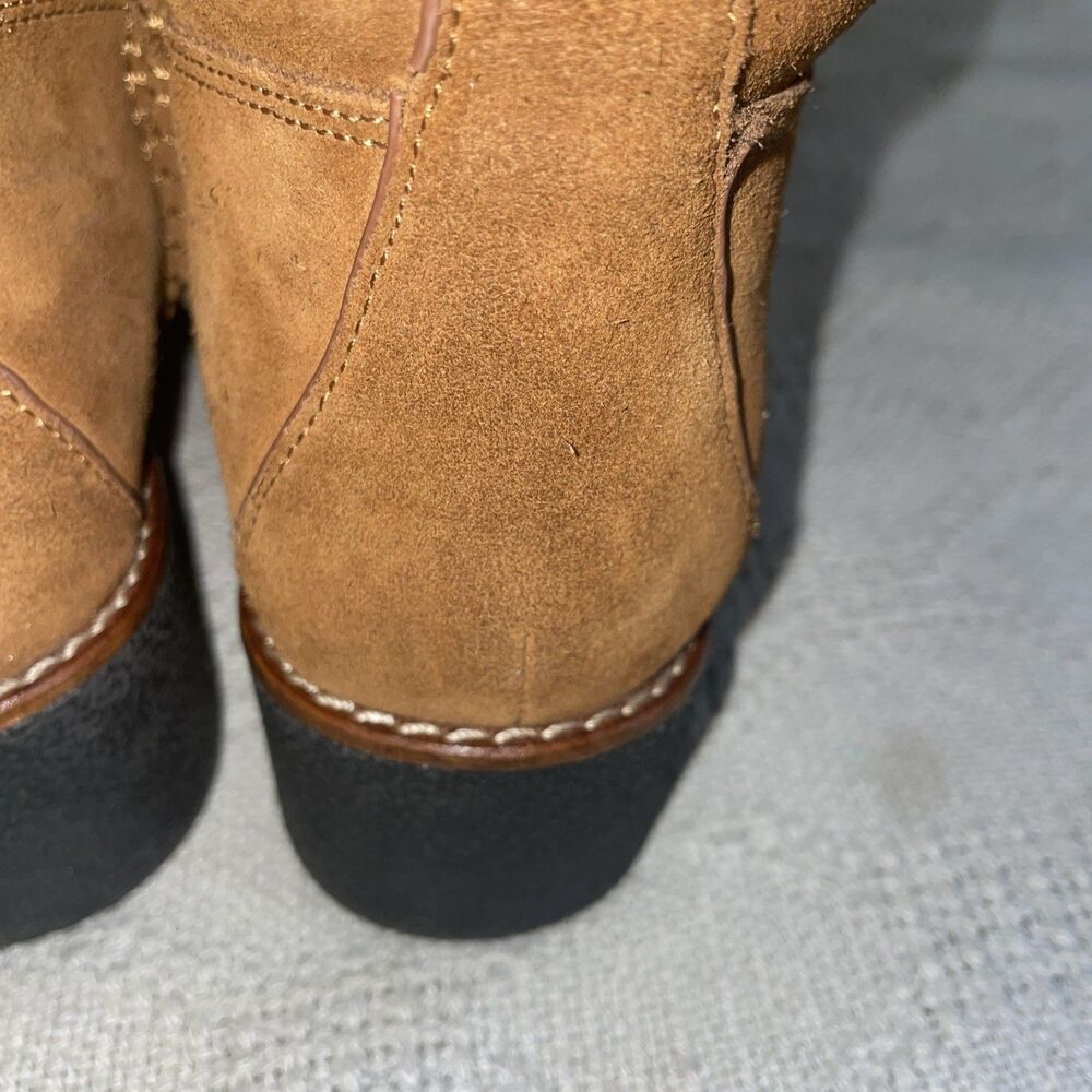 Coach Women’s Knee Boots Size 6.5 M Brown Suede Leather Going Out Party Fun - Picture 12 of 12